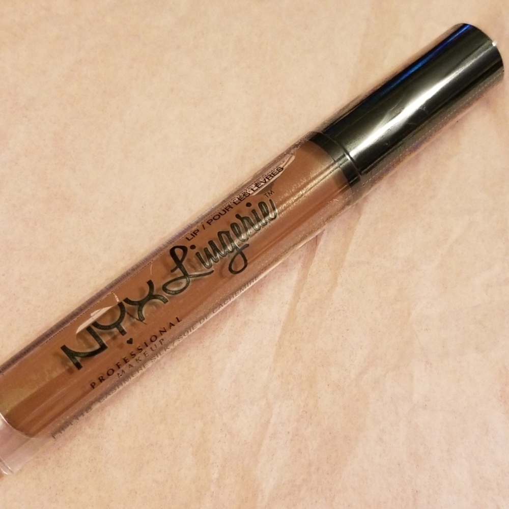 4/25 bundle item. Nyx Lingerie liquid lip in Cashmere Silk